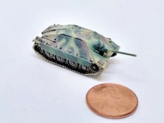 Takara 1/144 World Tank Museum 2. German Hetzer Tank. In camouflage. (#33)