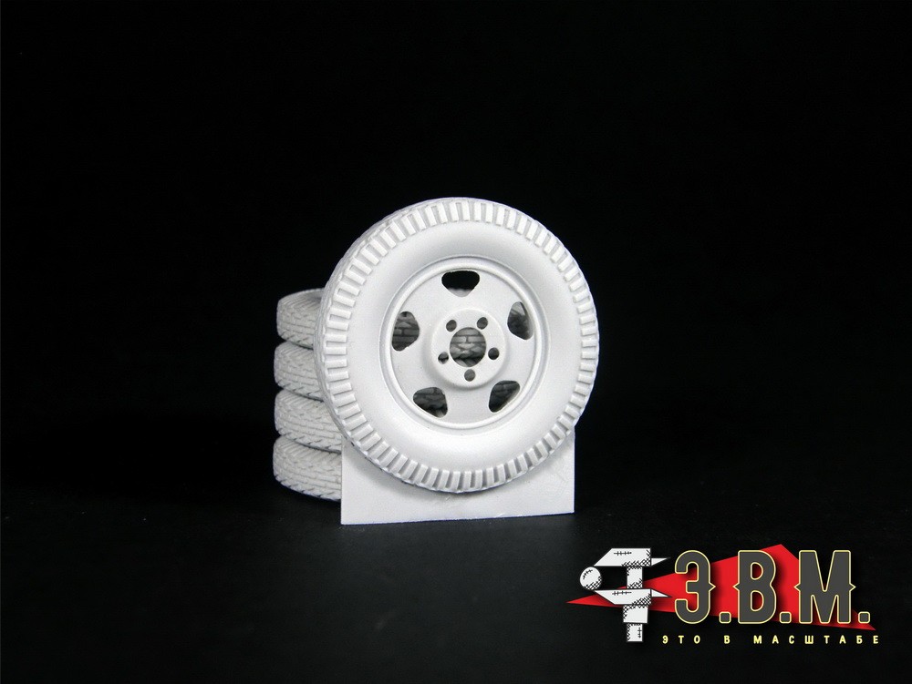 1:35 Resin Wheels for scale model GAZ AA MM