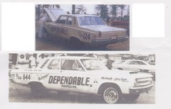DEPENDABLE DODGE 1964-65 1/24 – 1/25th SCALE WATERSLIDE DRAG DECALS