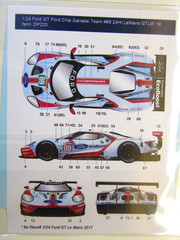 Decalpool 1/24 Scale Ford GT Ganassi #69 Le Mans ’19 Decalsheet DP205 for Revell