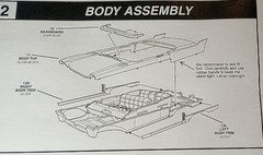 57 CADILLAC ELDO – DASH – STEERING WHEEL – ATLANTIS – MODEL CAR KIT PARTS LOT
