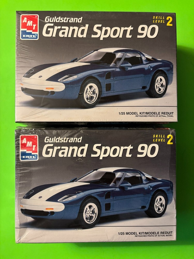 PAIR OF GULDSTRAND GRAND SPORT 90 COUPE MODEL KITS AMT ERTL 1/25 SCALE SEALED!!!