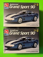 PAIR OF GULDSTRAND GRAND SPORT 90 COUPE MODEL KITS AMT ERTL 1/25 SCALE SEALED!!!