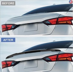 Carbon Fiber Rear Spoiler Wing Compatible with 6th Gen Nissan Altima 2019-2025
