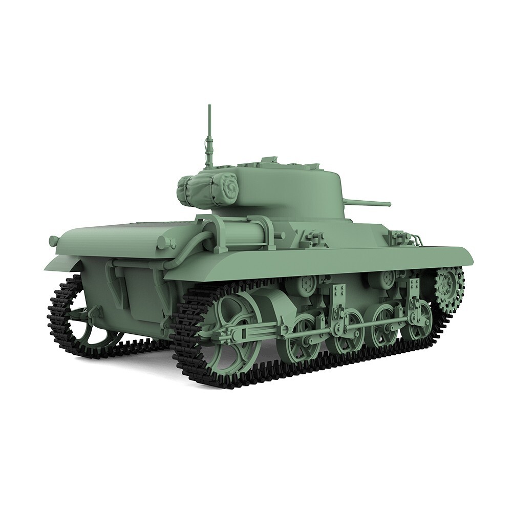 MRY-SFW 1/200 Military Model Kit US M22 Locust Light Tank