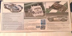 Revell STREETBURNER Ford Shelby Cobra 427 S/C Scale 1/24 Model Kit 85-2828 NIB