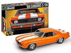 Revell 1969 Camaro Z28 (3 in 1) – Plastic Model Car Kit – 1/12 Scale – #2812