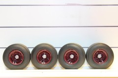 A-6 1/25 scale racing, model car kits, parts dirt track tires and wheels ,