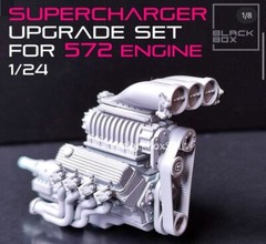 1/24 Scale 3d Resin Chevy 572 Supercharged Engine Kit