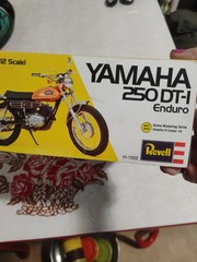 Vintage Revell model Kit Yamaha Enduro Motorcycle DT-parts 1970’s