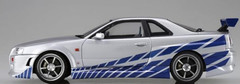 [No Extra Tax] Aoshima 1/24 Brian’s Nissan Skyline R34 GT-R (DDP)