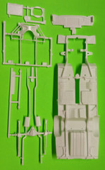 Revell 1/24 1969 Dodge Super Bee 440 Six Pack Frame Chassis Axle Rear End Model