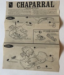 1960’s AMT Chaparral Model/Slot Car Kit 1:24 No. 4020-150 Vintage Near Complete