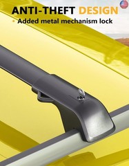 Tuyoung 300lbs Lockable Roof Rack Cross Bars Compatible with Toyota 4Runner