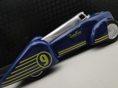 Race Car Hot Rod Built Metal Concept Model1950Jet Age1960Space Craft Rocket Ship