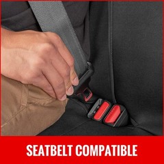 AUTOYOUTH 3 Row Car Seat Covers w/ 7 Headrests Universal Fit Truck SUV Van Airba