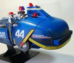 Blade Runner Spinner 1/24 built & painted weathered with custom display stand