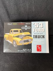 Vtg 1960’s AMT 3in1 Custom Trophy Series 53” Ford Pick-Up Truck Plastic 1:25 Kit