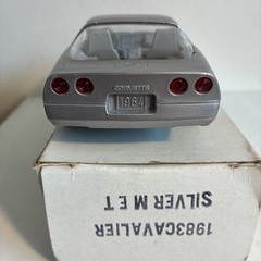 Ertl/AMT 1983 Chevy Cavalier Promo Car Original Box Silver Metallic/NOs/NIB