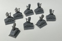 1/24 1/25 Gated Shifters No Prep Pro Mod Drag Racing 8 Pack Scale Diorama Parts