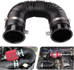 3″ Turbine Intake Pipe, Cold Air Intake Pipe 76MM Adjustable Flexible Hose Tube