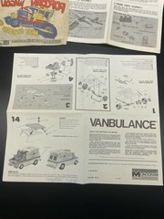 Vintage Monogram Model Kit Instructions Popcorn Eliminator Vanbulance More