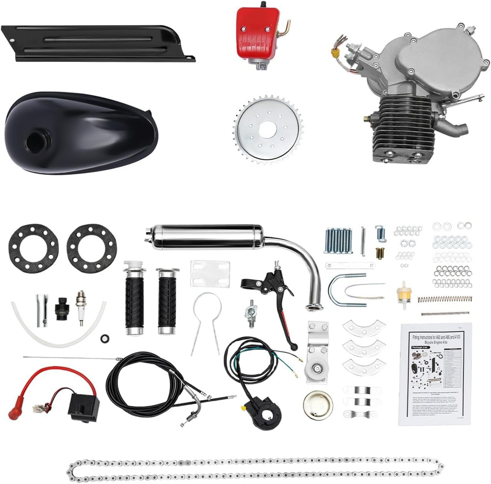 Engine Motor Kit 100CC 2-Stroke Gas Petrol Motorized Bike Bicycle Motor Engine K
