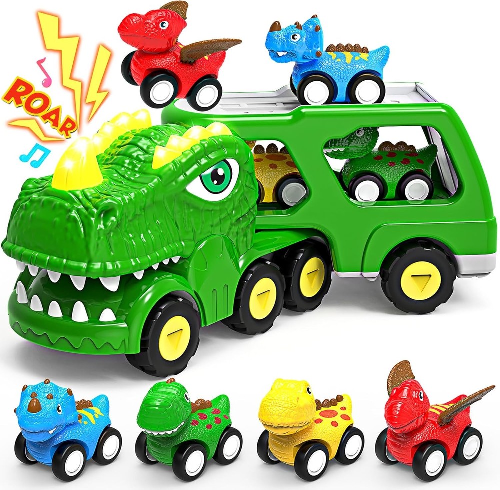 ENJSD Toys for 1 2 3 4 Year Old Boys, 5 in 1 Ages 2-4 with 4…