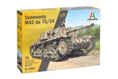 Italeri 1/35 6584 WWII Italian Semovente M42 da 75/34 Self-Propelled Gun