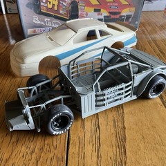Built Model Car, 1997 Revell Stock Car STARTED, INCOMPLETE, MODIFIED