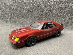 MPC Ford Mustang SVO Custom Pro Built Detailed Trim V8 Foxbody Drag Car Slicks