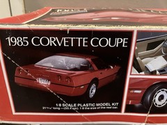 Monogram 1/8 Scale 1985 Corvette Coupe Model Car Kit 2608