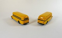 New! SMC-862 1940’s White School Bus HO-1/87 Scale Clear Resin Kit