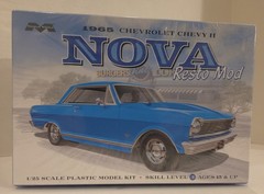 Moebius 1965 Chevrolet Chevy II Nova Resto Mod 1:25 scale model car kit 2323 FS