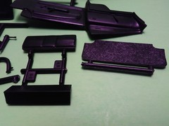 1967 mustang gt 350 1/25 caroll shelby bucket seats dash door panels interior