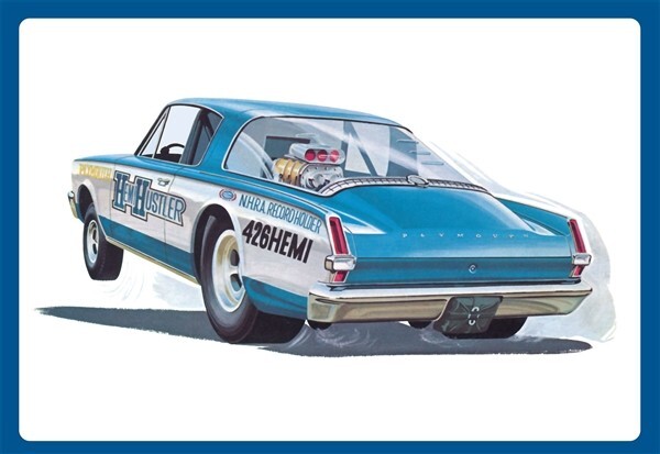 AMT 1464 Funny Car Barracuda 1/25 model kit