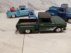 Model Junkyard/parts Plastic ,Nice Custom Car Lot Of 4 Custom Hot Rods Trucks