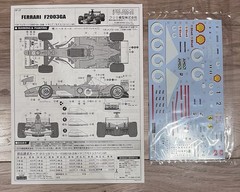 Fujimi 092096 1/20 Ferrari F2003-GA Multiple GP Options + Aftermarkets GP23 New
