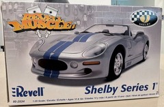 Revell Shelby Series 1 1:25 Plastic Unassembled Model Kit Decals 85-2534
