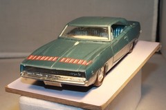 1968 Dodge Charger Model Car Palmer Plastics Made in USA