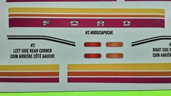 1977 E150 Ford Van Cruising 1/25 Waterslide Decal Sheet Custom Graphics MI Plate