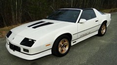 Iroc Z Camaro 1/24TH – 1/25TH SCALE WATERSLIDE Decals for WHITE car