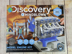 Discovery Model Engine Kit Ages 8+ Intermediate/Advanced 104 Pieces Open Box