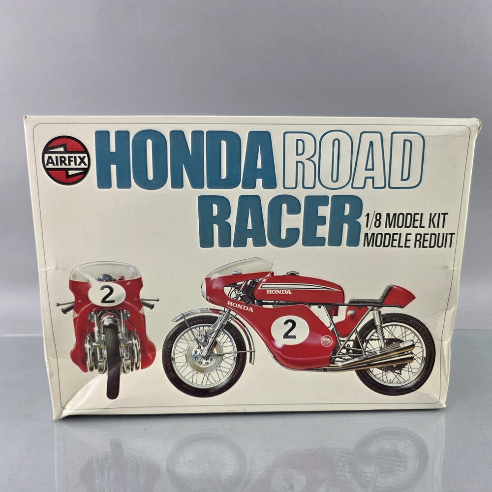 AIRFIX 1/8 11481 HONDA ROAD RACER Model Kit Motorcycle Vintage