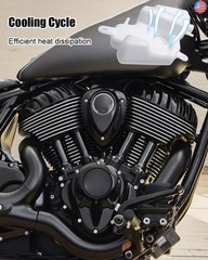 Motorcycle Coolant Reservoir Tank Replace 43078-0553 Fit for Kawasaki Ninja 650
