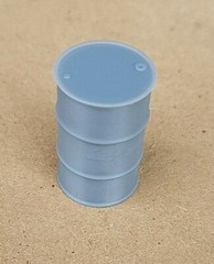 RESIN 3D PRINTED 1/25 55 GALLON STEEL OIL FUEL DRUM FOR DIORAMA