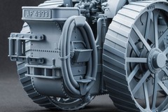 1901 Burrell Compound Traction Engine (3d print. model kit) 1/16 ScaleX SX-16001