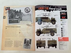 Thunder TM35311 1/35 LRDG F30 Patrol Truck w/Offset Bed ,Soldier Machine Gun