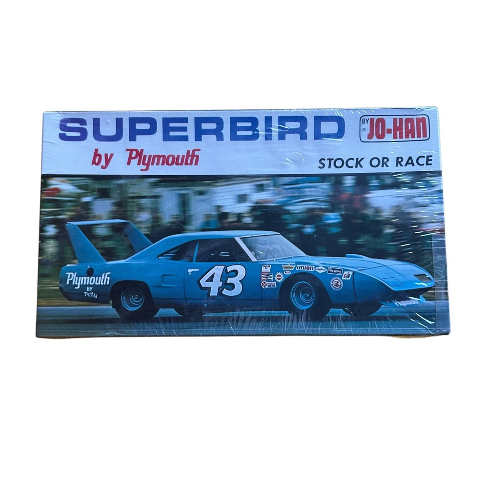 Jo-Han 1/25 Scale Plymouth Superbird Stock or Race New Sealed Vintage Read