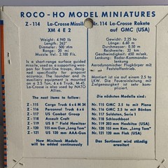 Roco Minitanks Z-114 1/87 Modern US La Cross Rocket Vehicle GMC NIP